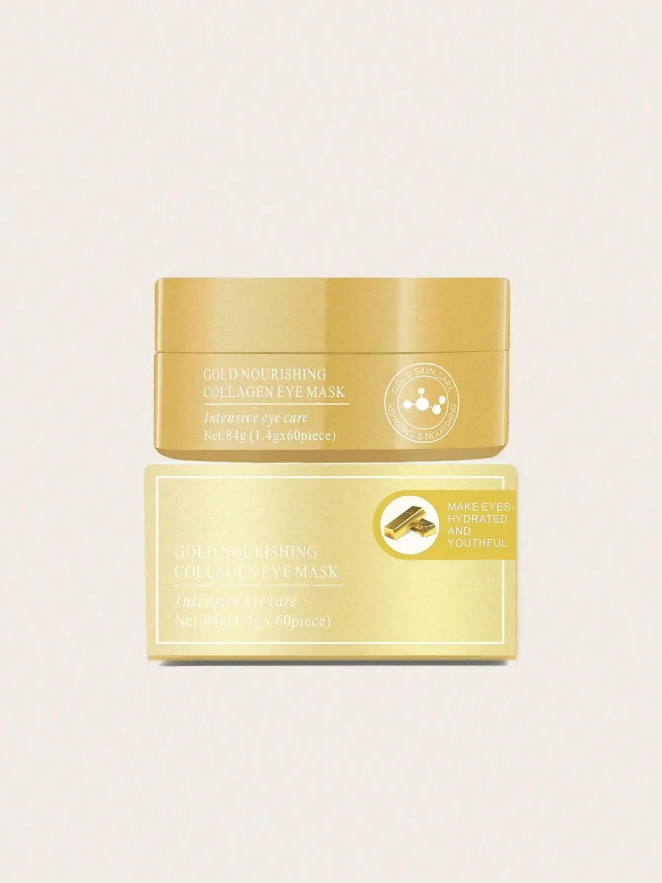 GoldGlow™ 24K Kollagen Augenmasken – Sofort Aufhellen, Hydratisieren & Glätten für Strahlende Augen - Emilia Kollektiv
