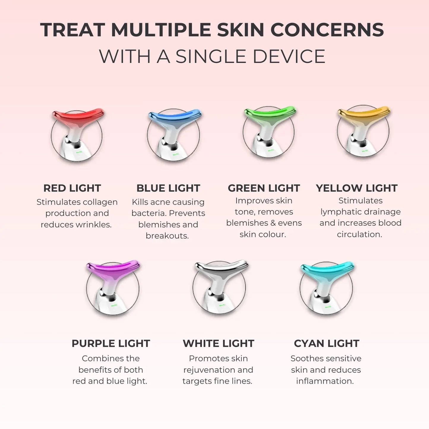 GlowSculpt Pro™: 7-in-1 LED Gesichtsformer für Lifting & Strahlende Haut | Mit EMS Mikrostrom & Lichttherapie - Emilia Kollektiv