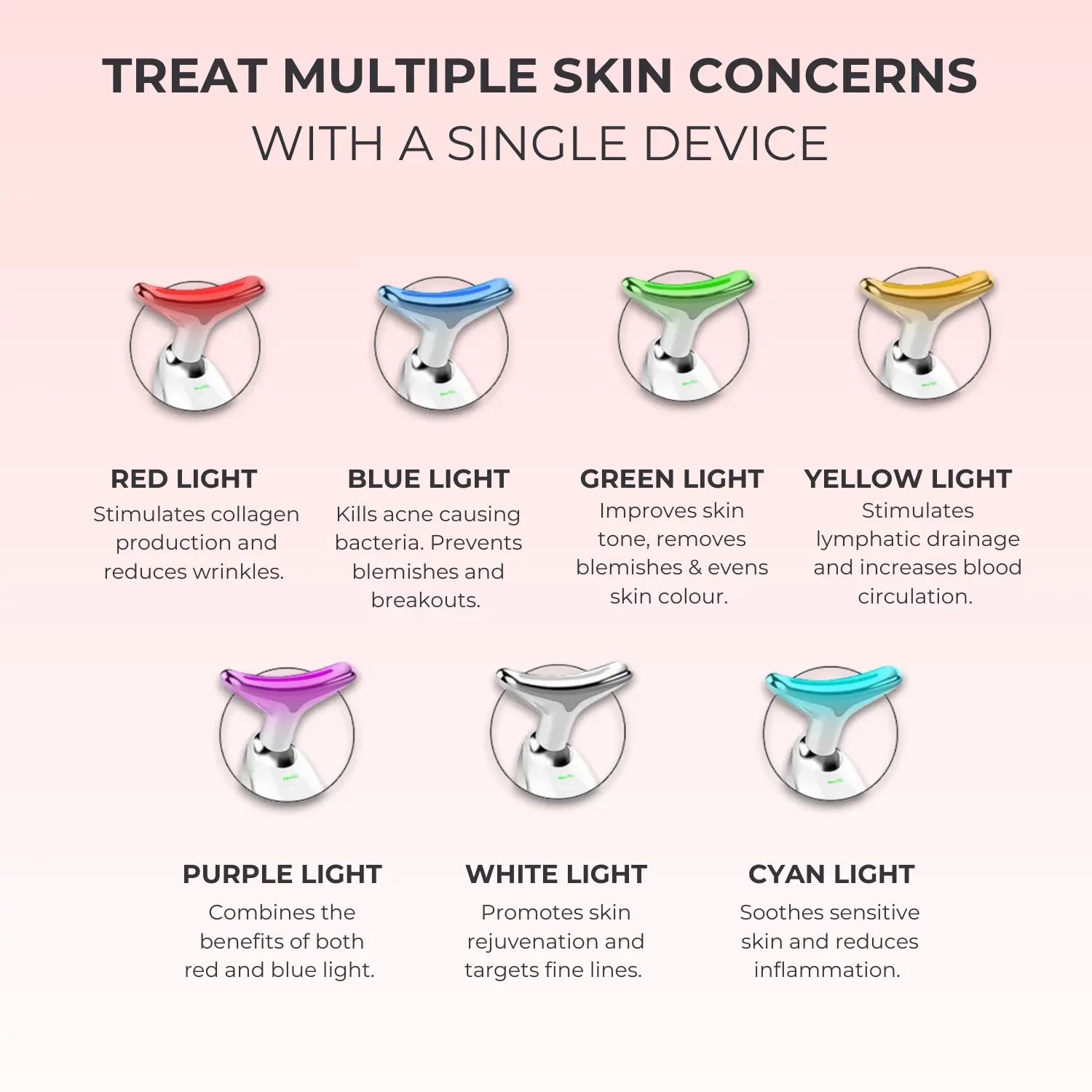 GlowSculpt Pro™: 7-in-1 LED Gesichtsformer für Lifting & Strahlende Haut | Mit EMS Mikrostrom & Lichttherapie - Emilia Kollektiv
