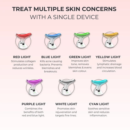 GlowSculpt Pro™: 7-in-1 LED Gesichtsformer für Lifting & Strahlende Haut | Mit EMS Mikrostrom & Lichttherapie - Emilia Kollektiv