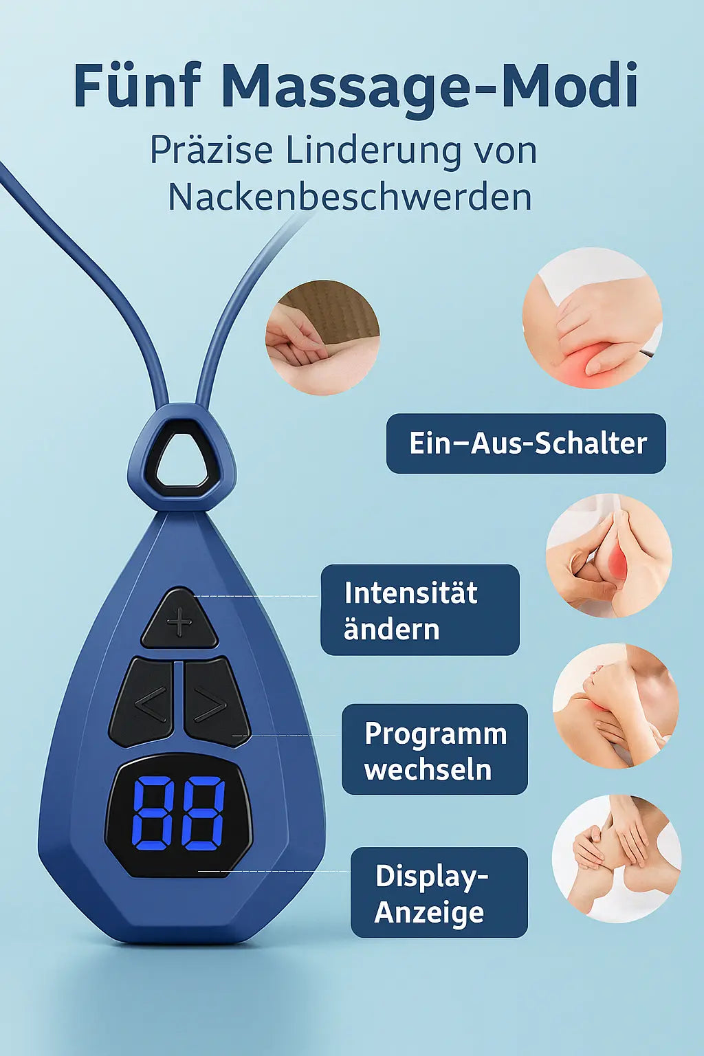 LymphoVibe™ EMS Massager – Lymphdrainage, Muskelentspannung & Detox für Zuhause | 5 Modi, 15 Intensitäten, kabellos & wiederaufladbar | Spürbare Ergebnisse in nur 14 Tagen Emilia Kollektiv