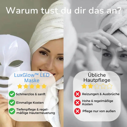 LuxGlow™ - LED-Maske für strahlende, jugendliche Haut - Emilia Kollektiv
