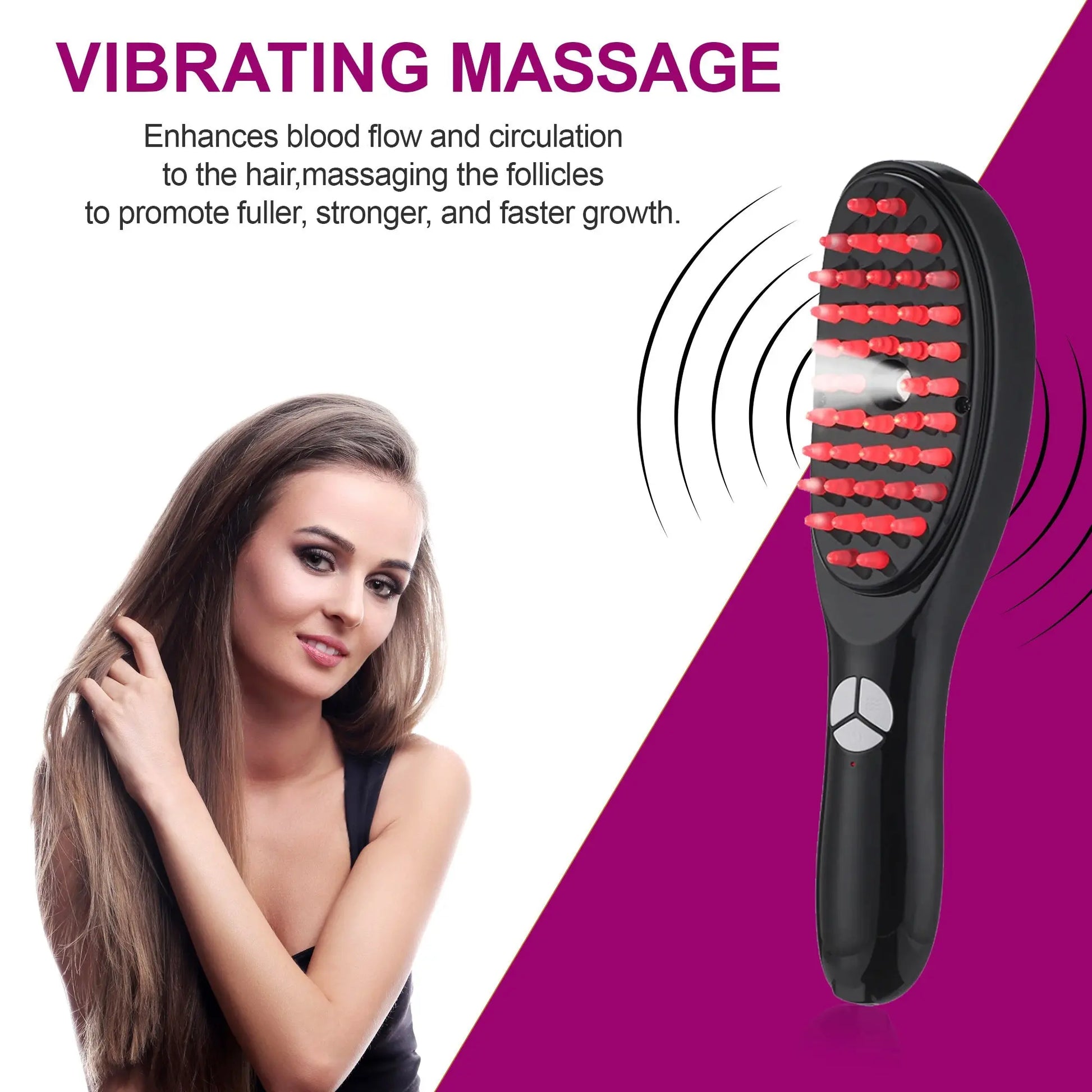 HaarVital Aktiv-Bürste™: Ihre 4-in-1 Lösung bei dünner werdendem Haar und trockener Kopfhaut. - Emilia Kollektiv